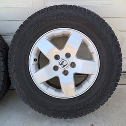 Honda Element Wheels With Hankook All Terrain Tires