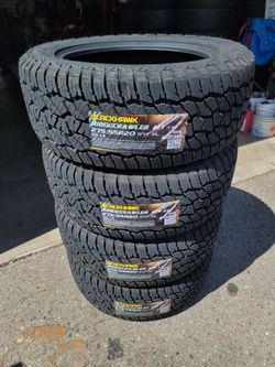 275 55 20 ALL TERRAIN TIRES SILVERADO SUBURBAN AVALANCHE TAHOE SIERRA DENALI YUKON F150