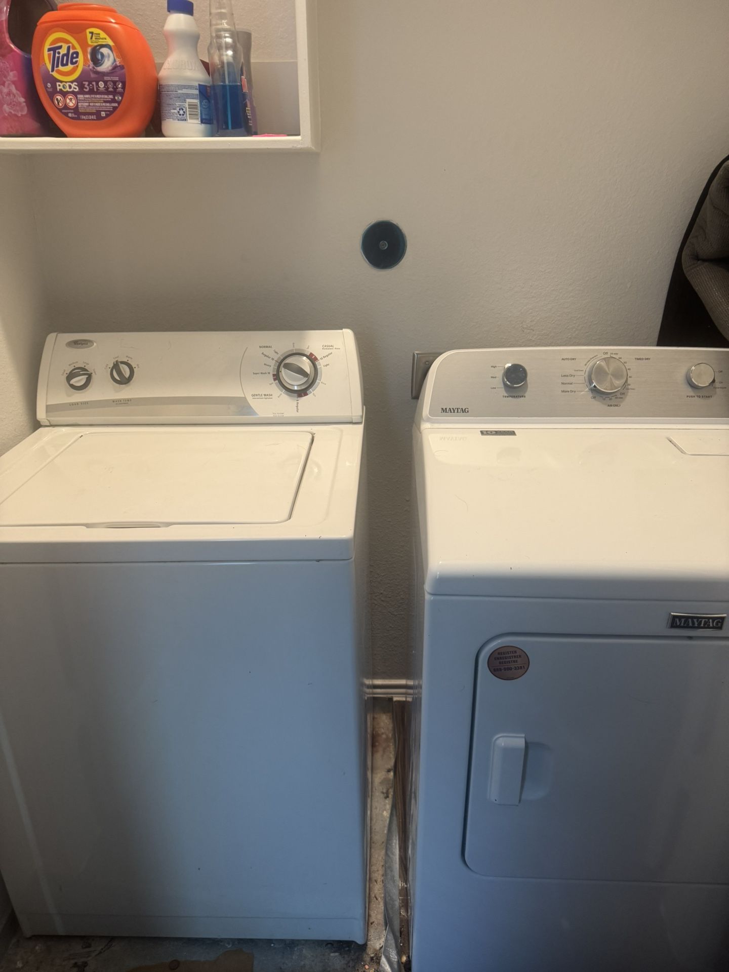 Whirlpool Washer Maytag Dryer