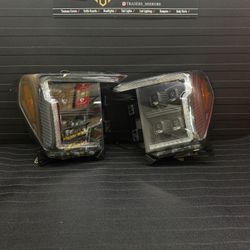 2021 - 2023 Ford F150 F-150 Headlights Black Full LED NEW