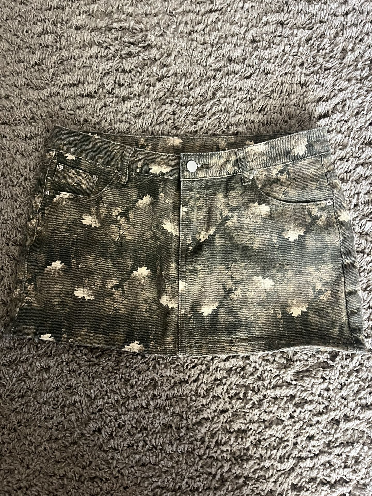 Camo Mini Skirt