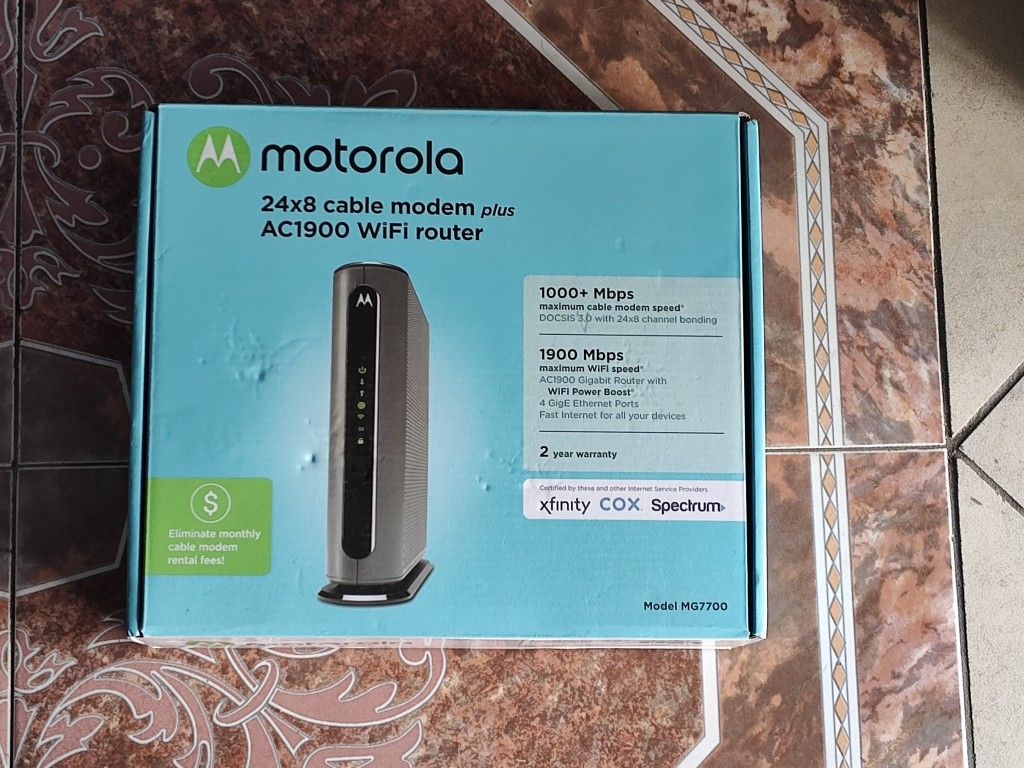 Motorola MG7700 Modem WiFi Router 