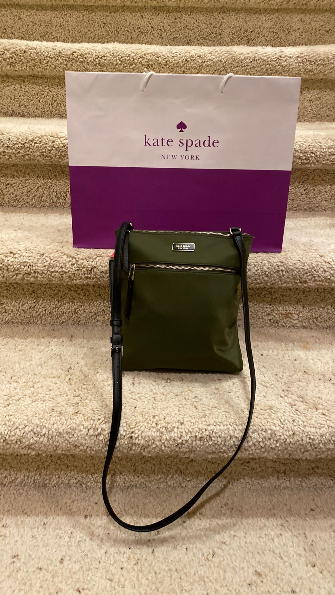 Kate Spade Crossover Lightweight Nylon Crossover. Paid $250