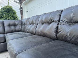 Ashley microfiber Sectional, Like New! Free Delivery!