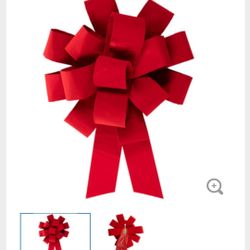 Velvet bow Christmas