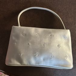 NEW! Dressy Women’s  Silver Colored Handbag
