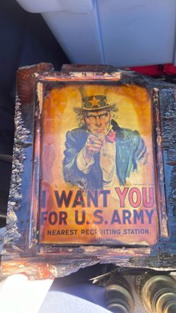 Uncle Sam I Want You U.S. Army Sign