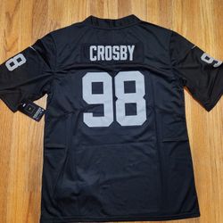 NFL Las Vegas Raiders football uniform No.98 MaxCrosby jersey sportswear