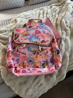 Disney Princess Pink Kids Backpack