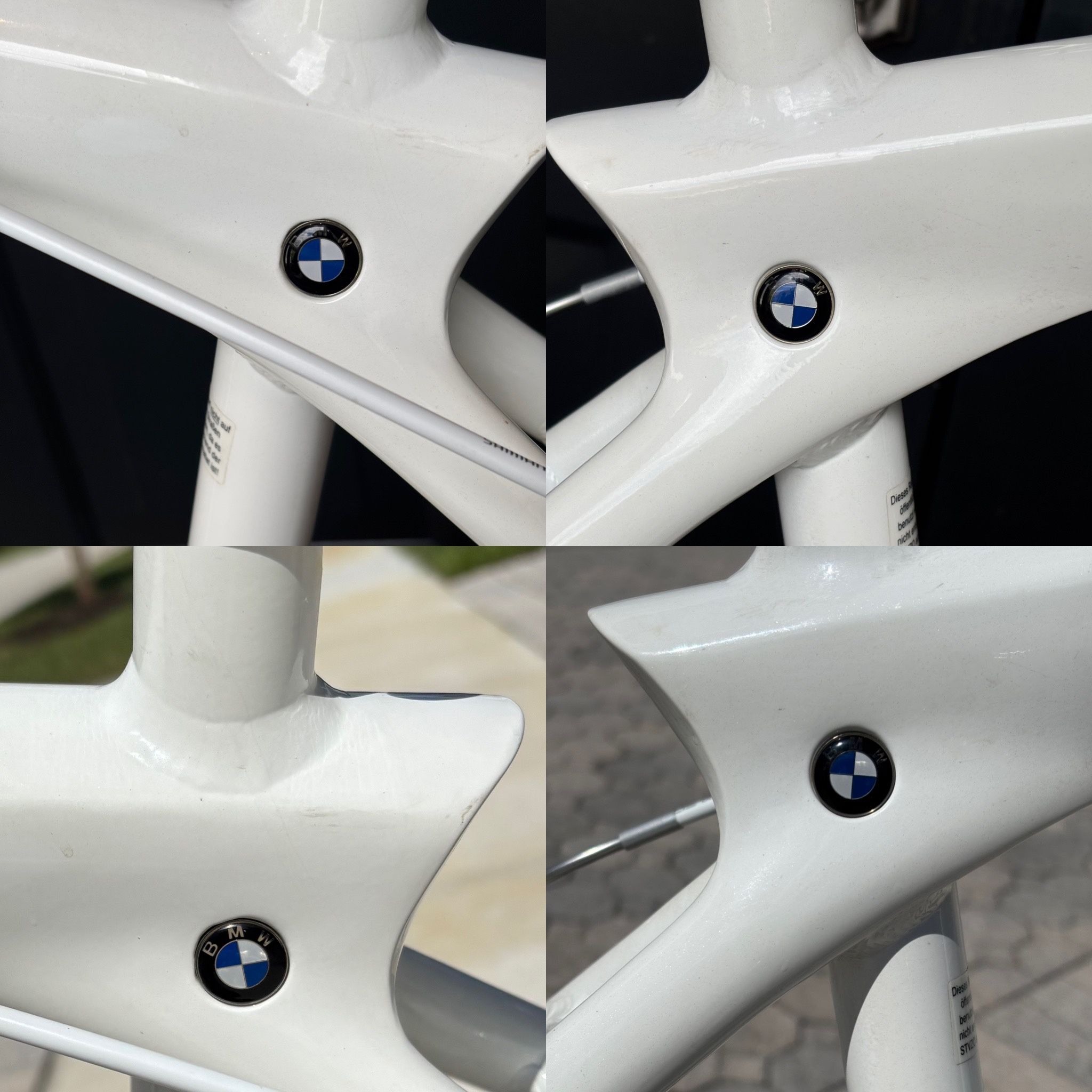 BMW Aluminum Cruise Bike Limited Edition White,Shimano Alivio 