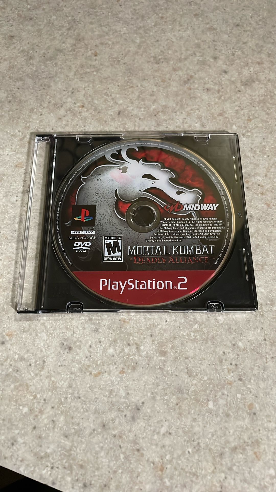 Mortal Kombat Deadly Alliance PS2