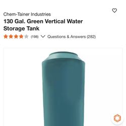 130 Gallons Water Tank