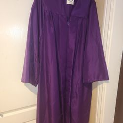 Posted Graduation robes 2 Black 1 Purple