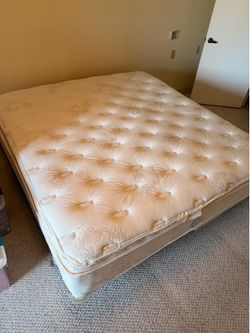 King bed with frame
