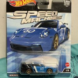 Hot Wheels Premium Speed Machines Porche 911 Gt3