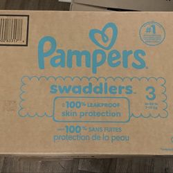 Pampers swaddlers size 3