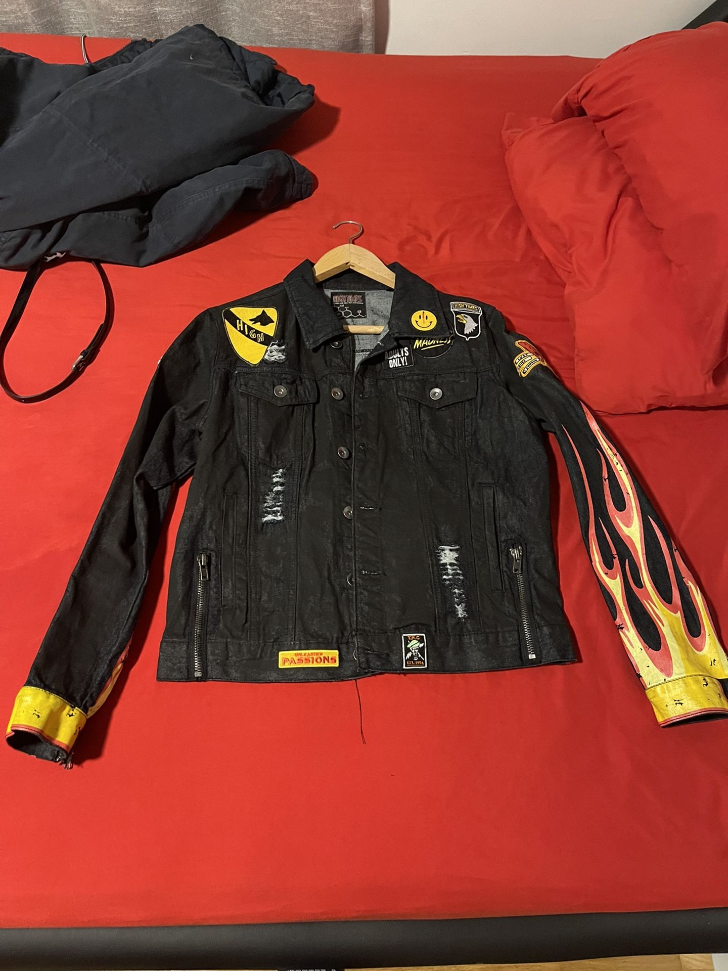 High times Black Denim Jacket