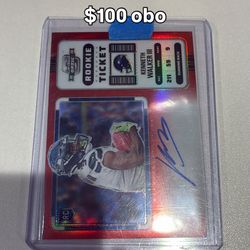 Kenneth Walker autograph rookie /50