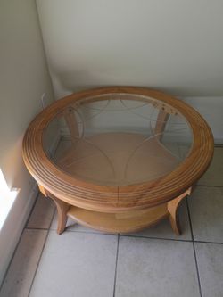 Living room table set