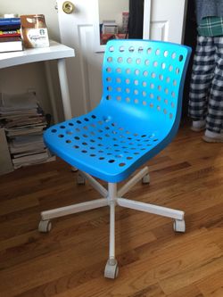 Ikea office chair blue