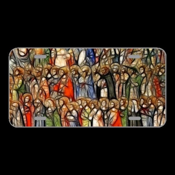 License Plate Novelty Car Front All Saints Christian Holy Faith