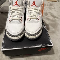 Jordan 3 White Cement 