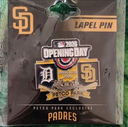 Padres 2026 opening day pin