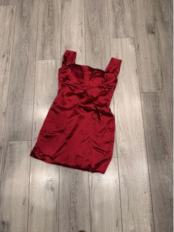 New Never Worn - red slinky dress Size 6