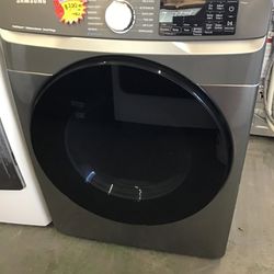 Gray Samsung Dryer 