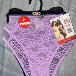 Parade Lace Cheeky Underwear, 2-Pack, Size XS