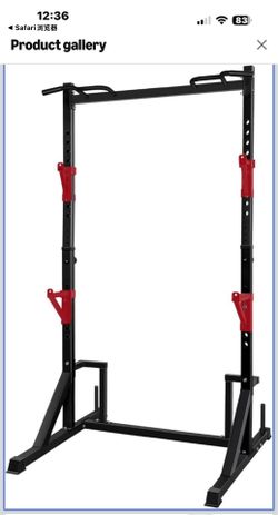 New in box CANPA Multifunction Power Rack with Pull up Bar, Heavy Capacity and Adjustable Squat Stand Rack for Home Gym Equipment, Power Rack Cage, CP