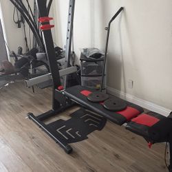 selling 2 bow flex and dumbbell