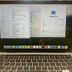 Apple MacBook Pro Laptop Notebook M1 Chip 8 GB RAM macOS Sonoma 13.3 Inch Screen 512 SSD Memory Storage PLEASE READ Bluetooth Wifi Keyboard Touch ID