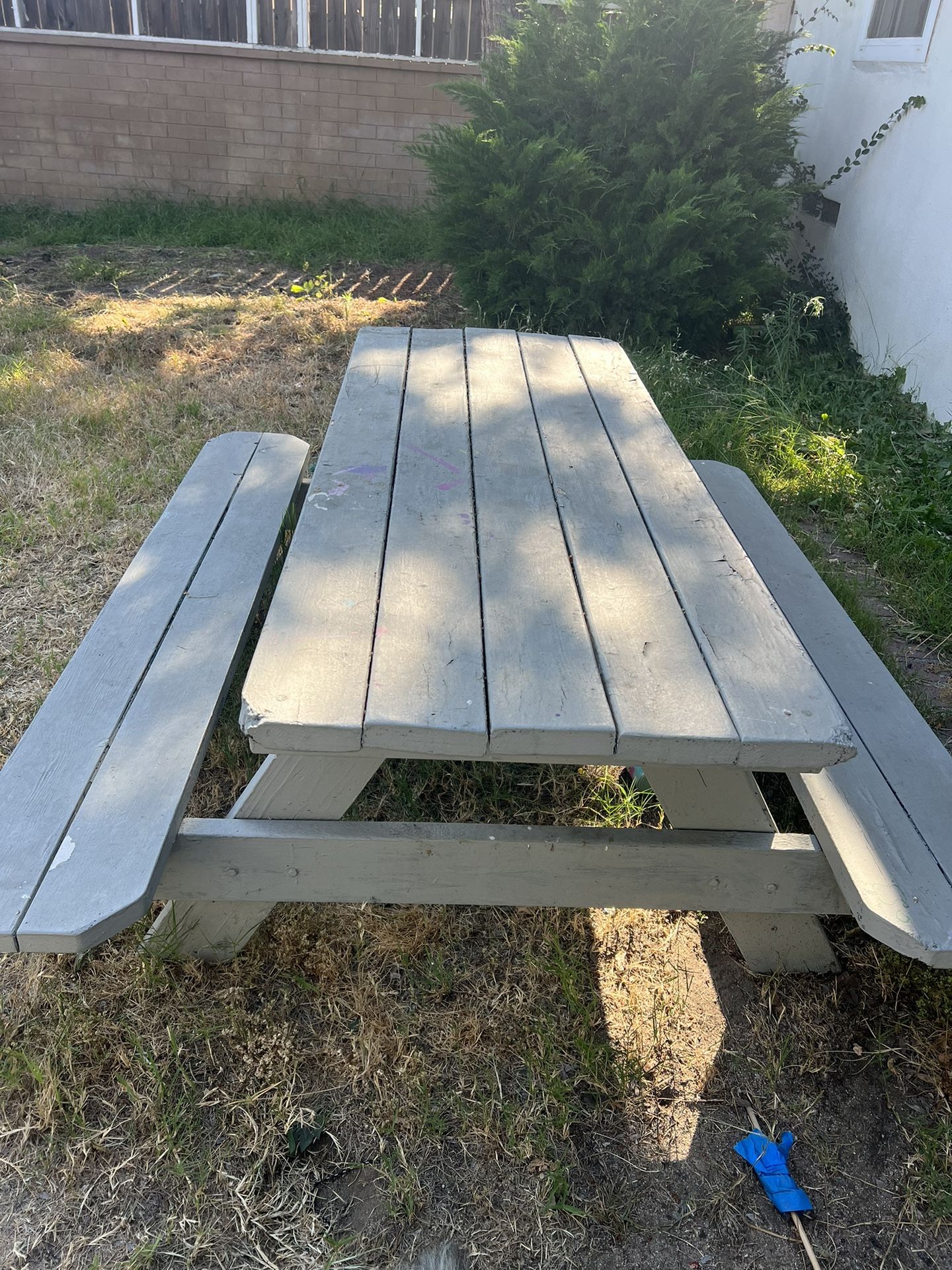 100 WOOD PICNIC TABLE for Sale in San Bernardino, CA OfferUp