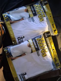 Elite Status 3-Pack White T-Shirts Classic Fit