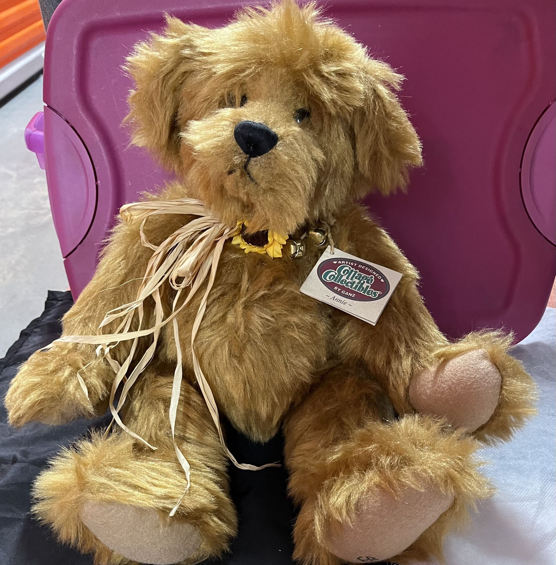 COTTAGE COLLECTIBLES by GANZ TEDDY BEAR 