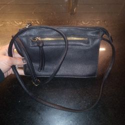 Black Small Leather Handbag