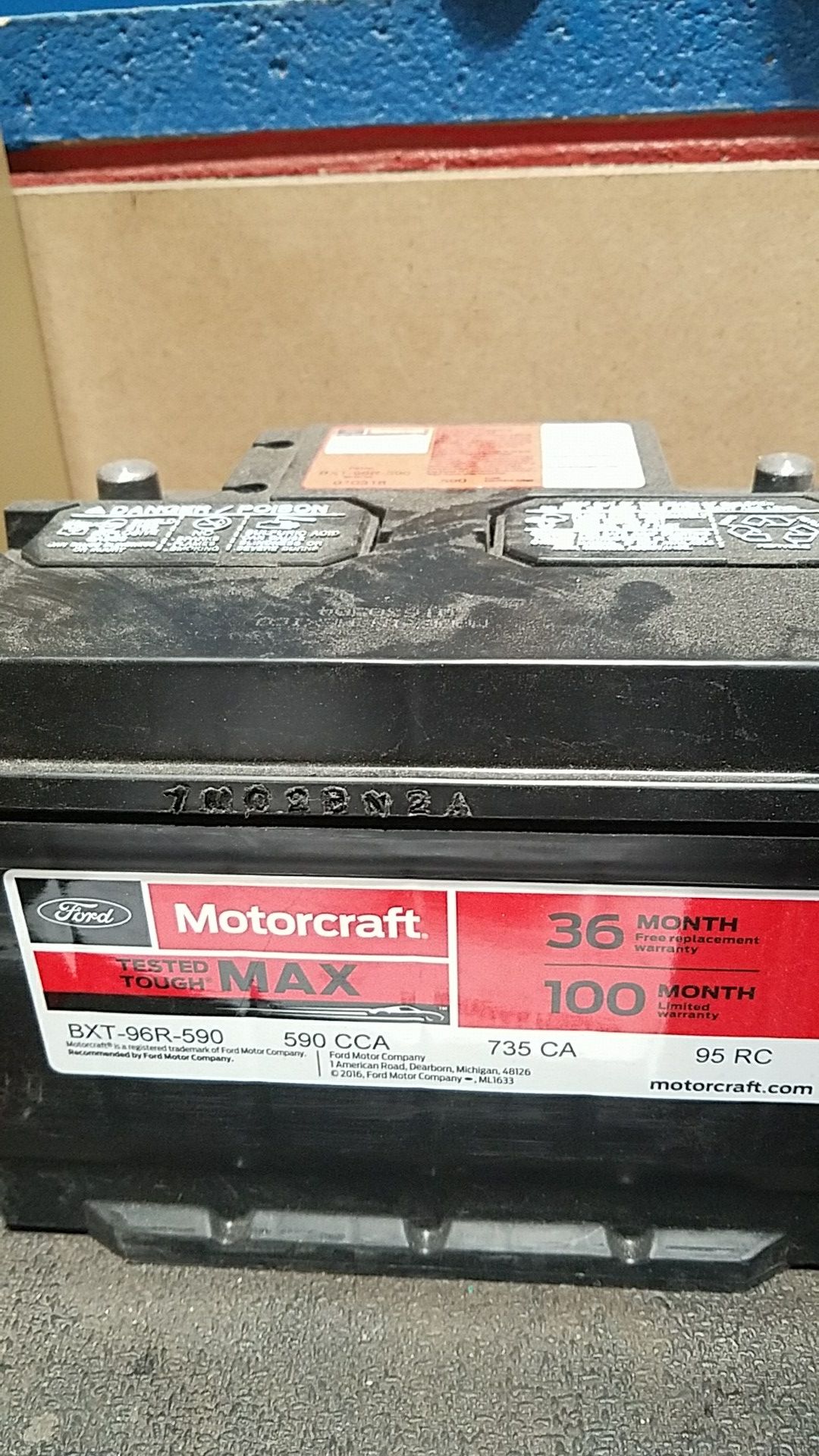 Motorcraft battery ( ford )