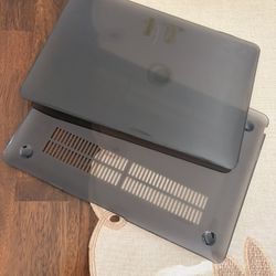 New MacBook Air 13″ Case 2022/2021/2020 M1 A2337 A2179 A1932 – Black Hard Shell