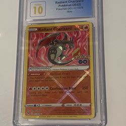 Pokemon Radiant Charizard CGC 10