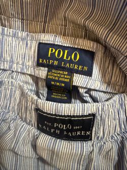 Polo Ralph Lauren Striped Sleepwear Set Size Medium
