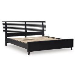 Queen Black Platform Frame New 