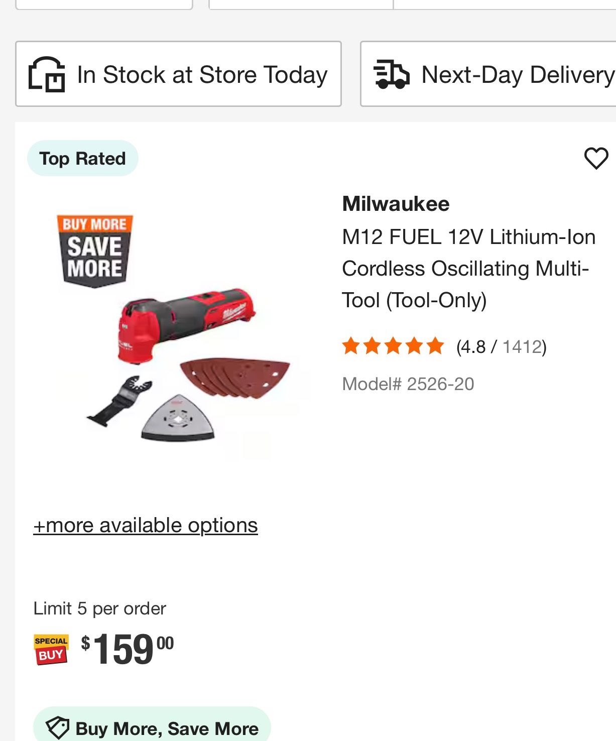 Milwaukee M12 FUEL Oscillating Multi Tool 