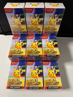 Pokemon 30th Celebration Booster Bundles