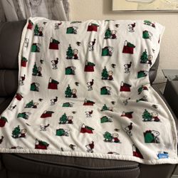 Snoopy Berkshire Sherpa Blanket
