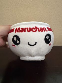 Maruchan Mad Engine Ramen Noodle Bowl Plush Plushie Stuffed Toy 5" Face Novelty
