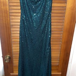 BP. Emerald Sequin Dress (Small)