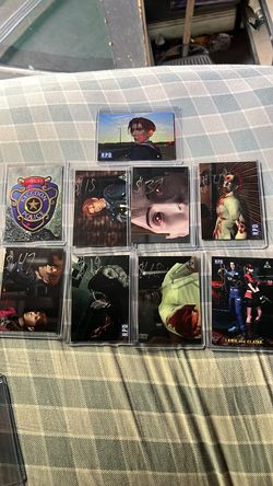 Resident evil cards