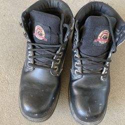 Work Boots Size 9.5 W 