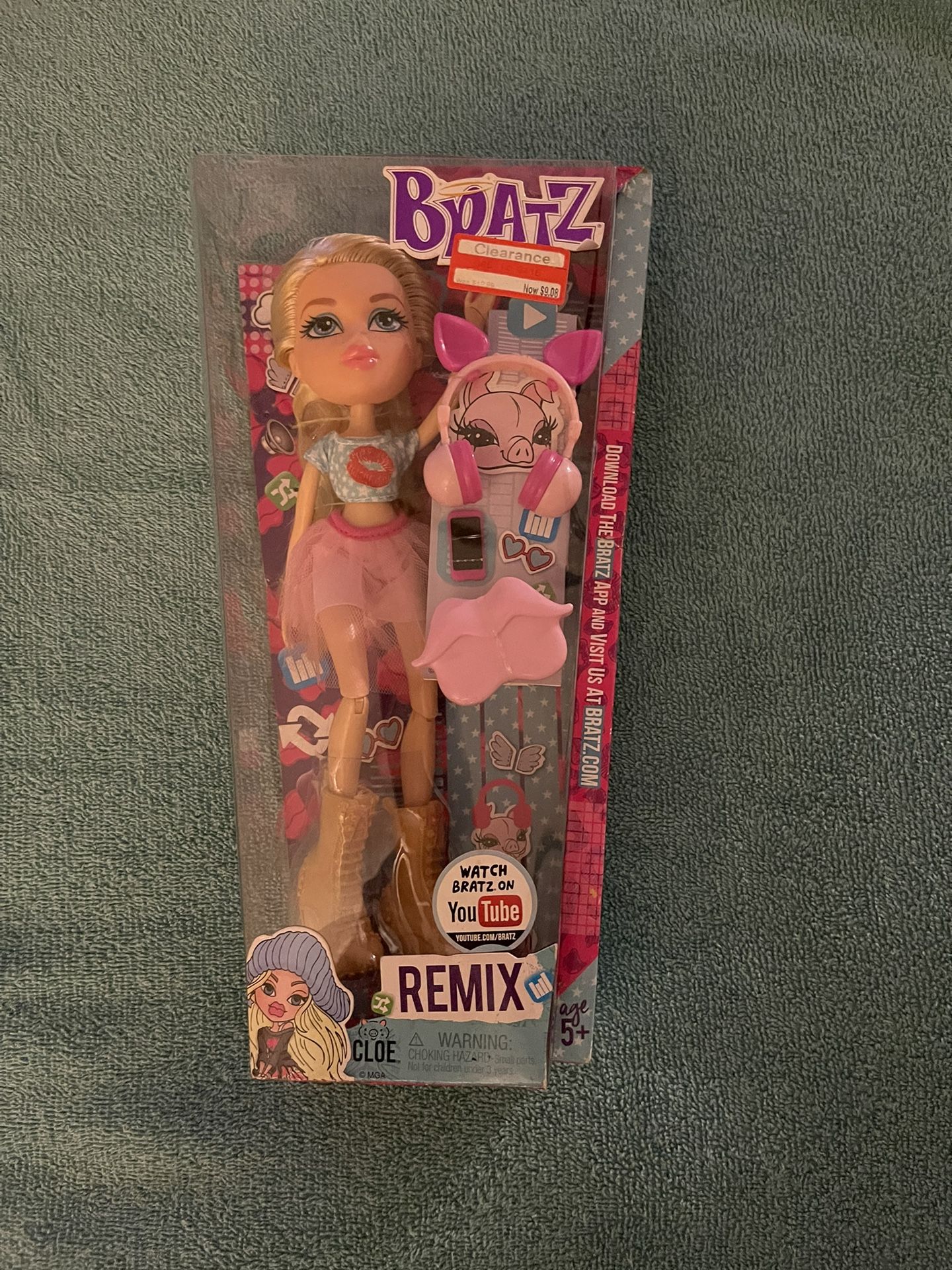 2015 Bratz Remix Cloe 10" Doll NWT Hard To Find. 